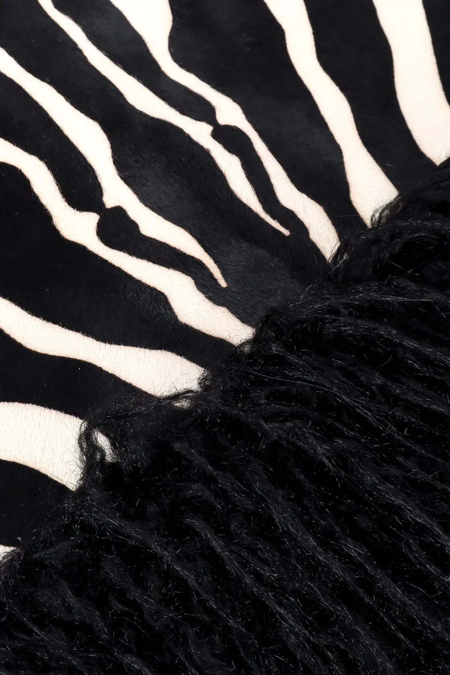 2019 F/W Zebra Print Midi Skirt