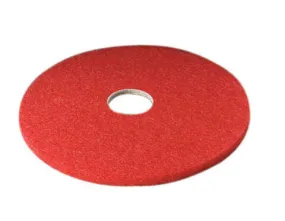 3M Scotch-Brite 17 in. D Non-Woven Natural/Polyester Fiber Buffer Floor Pad Red, Pack of 5