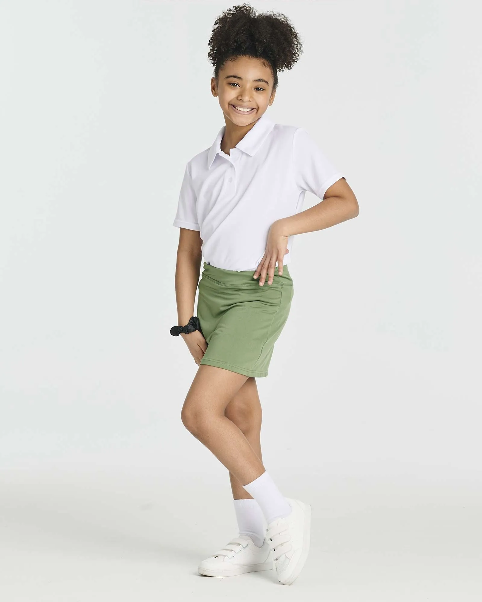 4 Pack: Girls' Active Skirt with Bike Short Lining