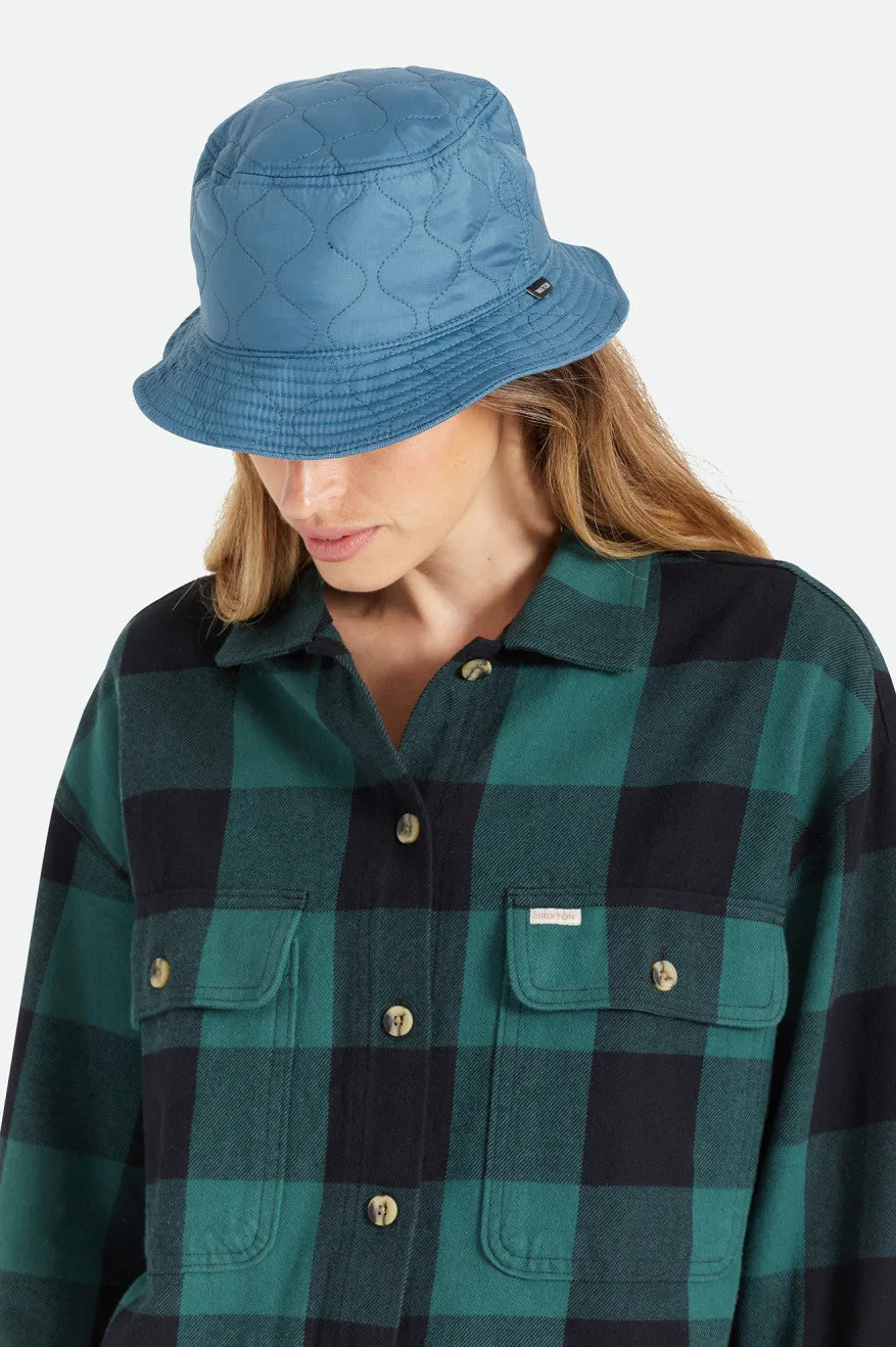 Abraham Reversible Bucket Hat - Indie Teal