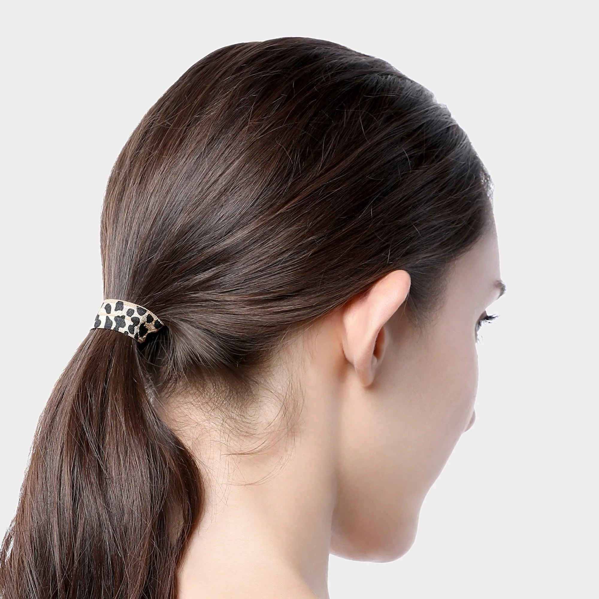 Accessorize London Pack Of 5 Leopard Hair Tie Accessory