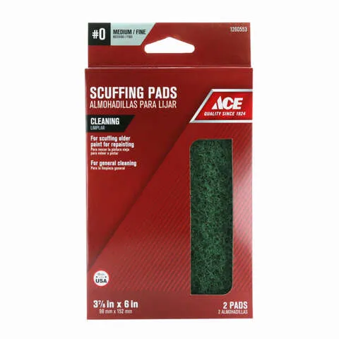 Ace 0 Grade Very Fine Cleaning and Scuffing Pad 2 pk, Pack of 5