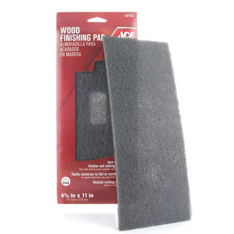 Ace 000 Grade Medium Finishing Pad 1 pk, Pack of 5