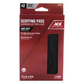 Ace 2 Grade Medium/Coarse Cleaning and Scuffing Pad 2 pk, Pack of 5