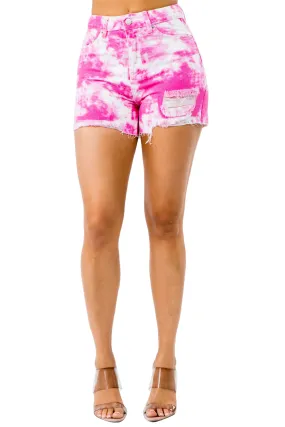 American Bazi Women's Tie Dye Shorts