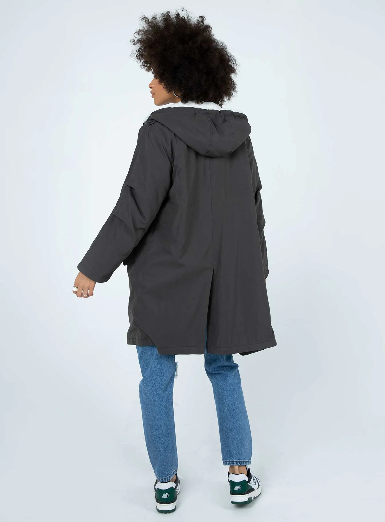 Anorak Coat Black