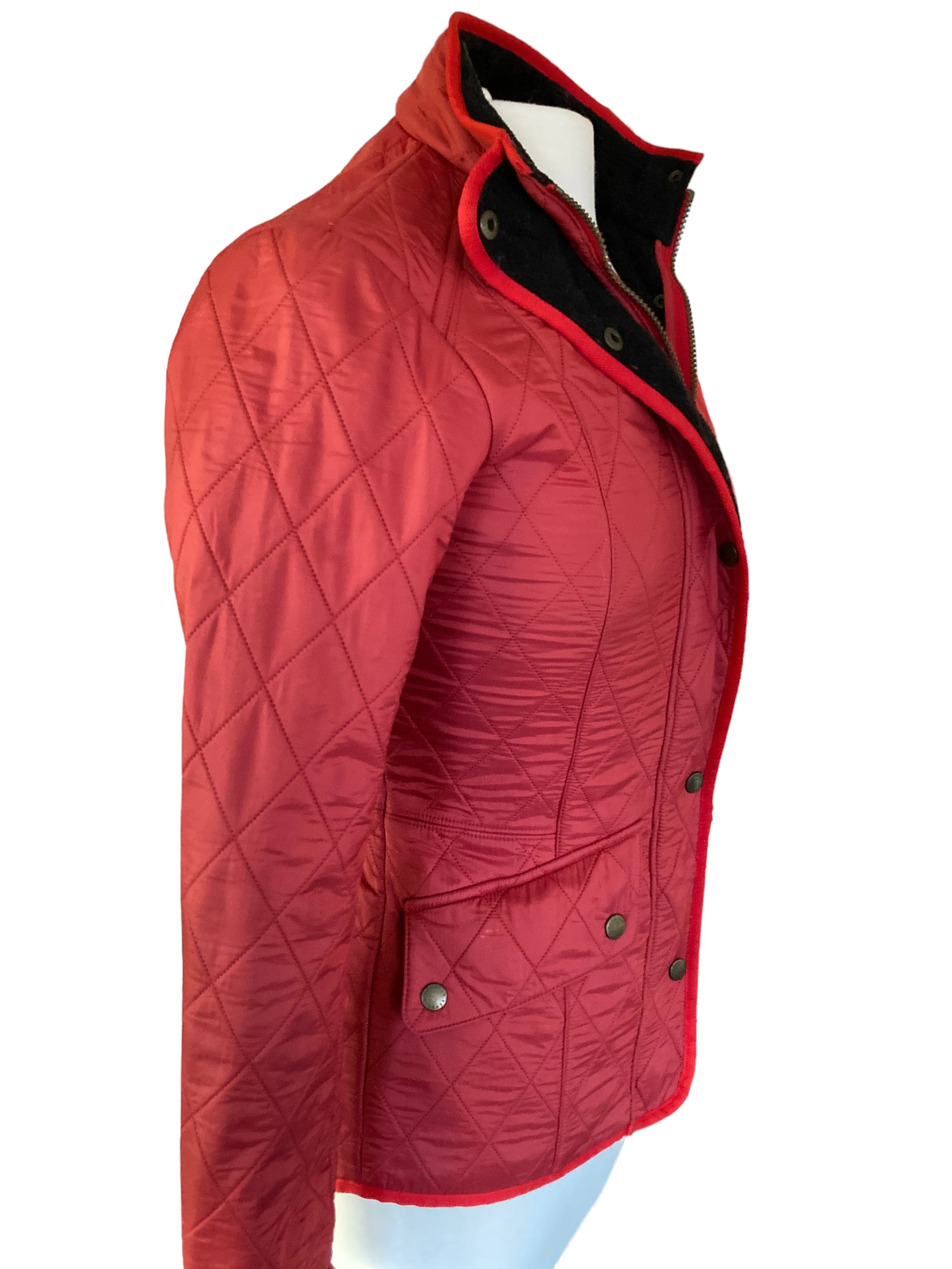 Barbour Red Cavalry Polarquilt Jacket, 4