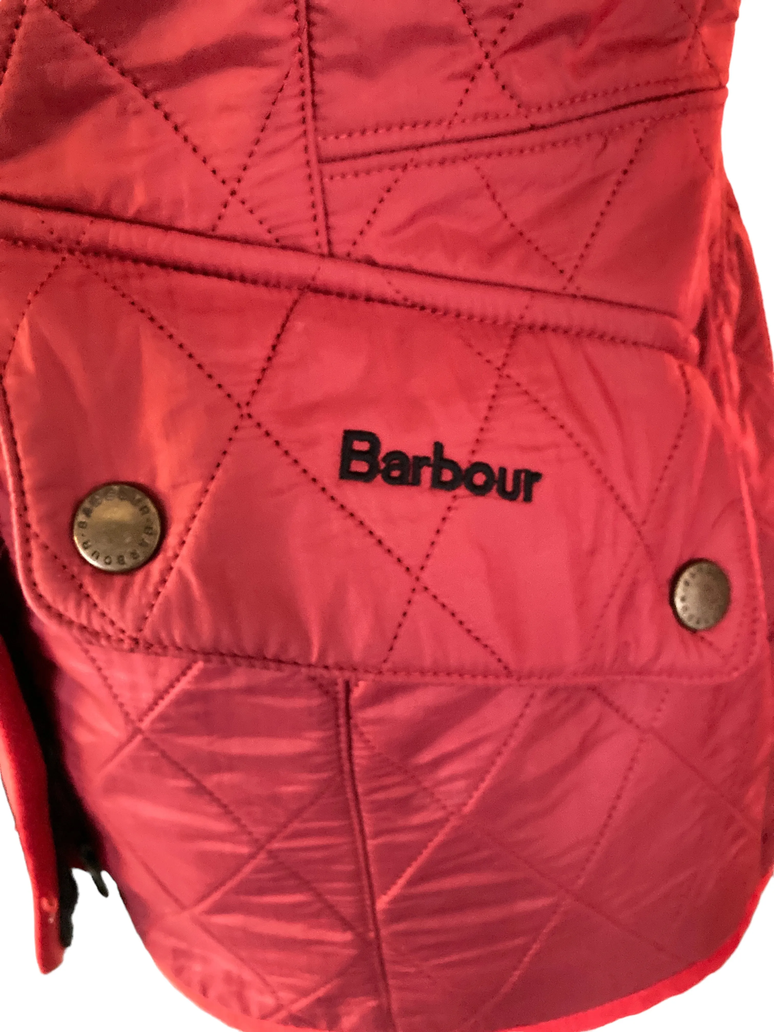 Barbour Red Cavalry Polarquilt Jacket, 4