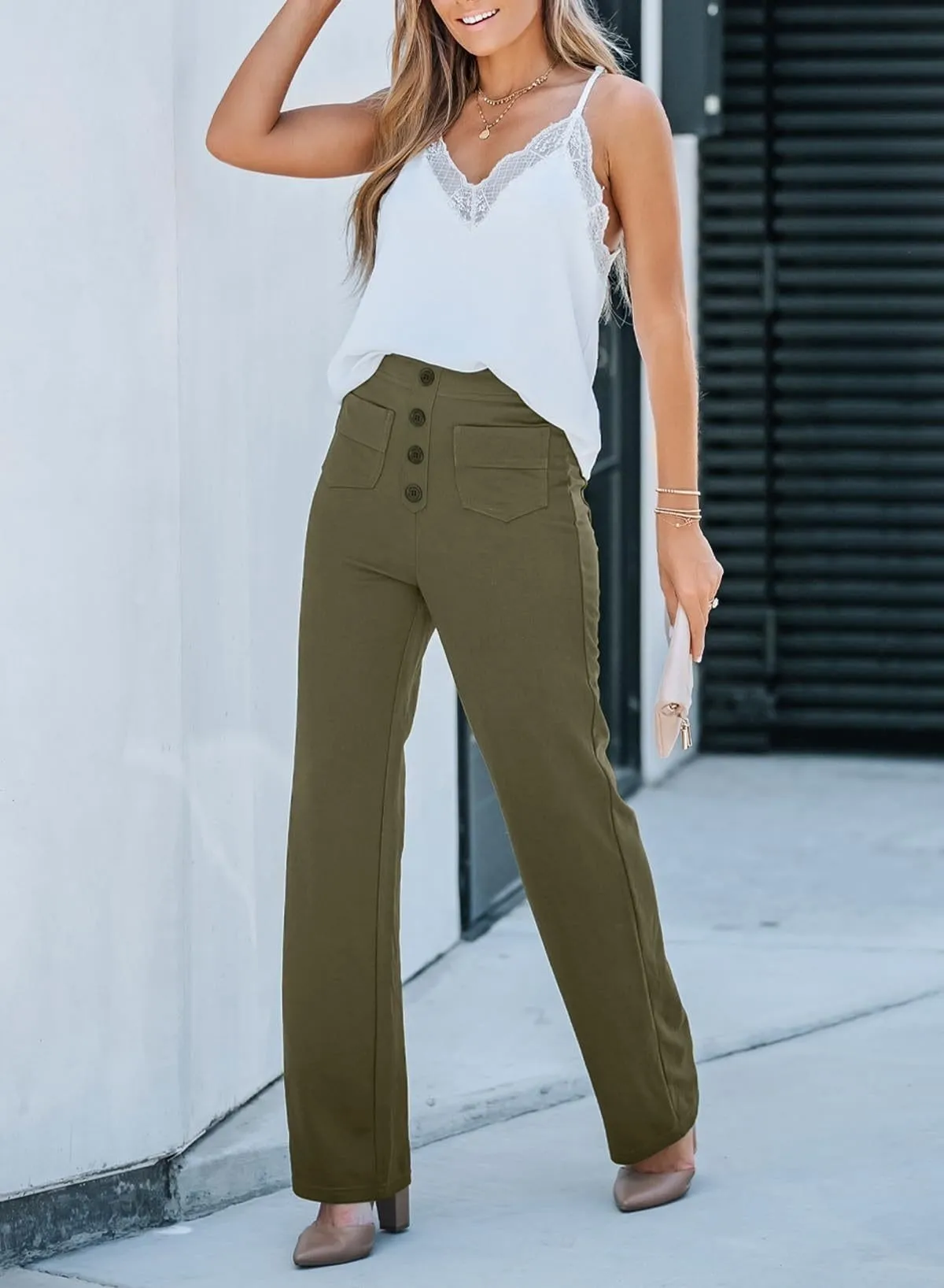 BIG SALEBest PriceWomen's Casual High Waist Stretch Pants