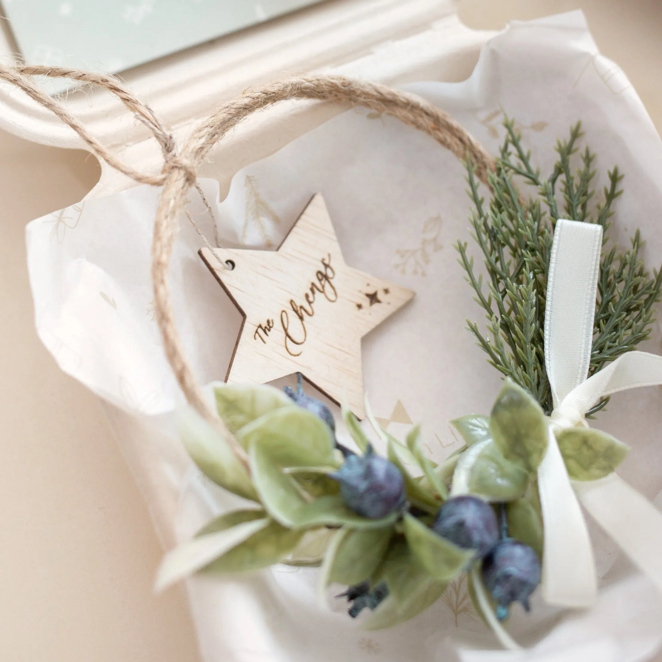 Blueberry Field Bento Wreath