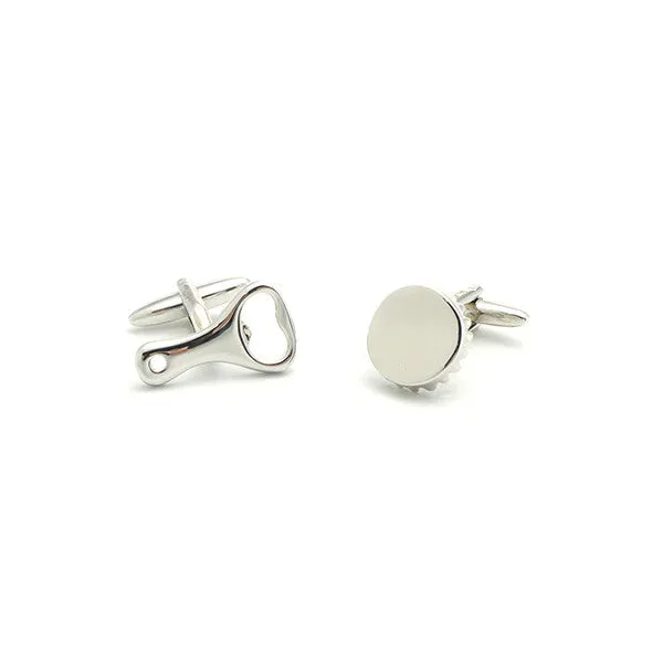 Bottle Opener & Cap Cufflinks