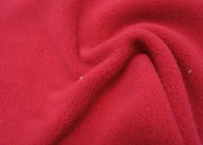 Bright Red - Glacier Fleece - 1/2 metre