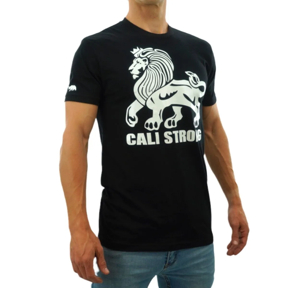 CALI Strong Lord Rasta Black T-Shirt Glow in the Dark