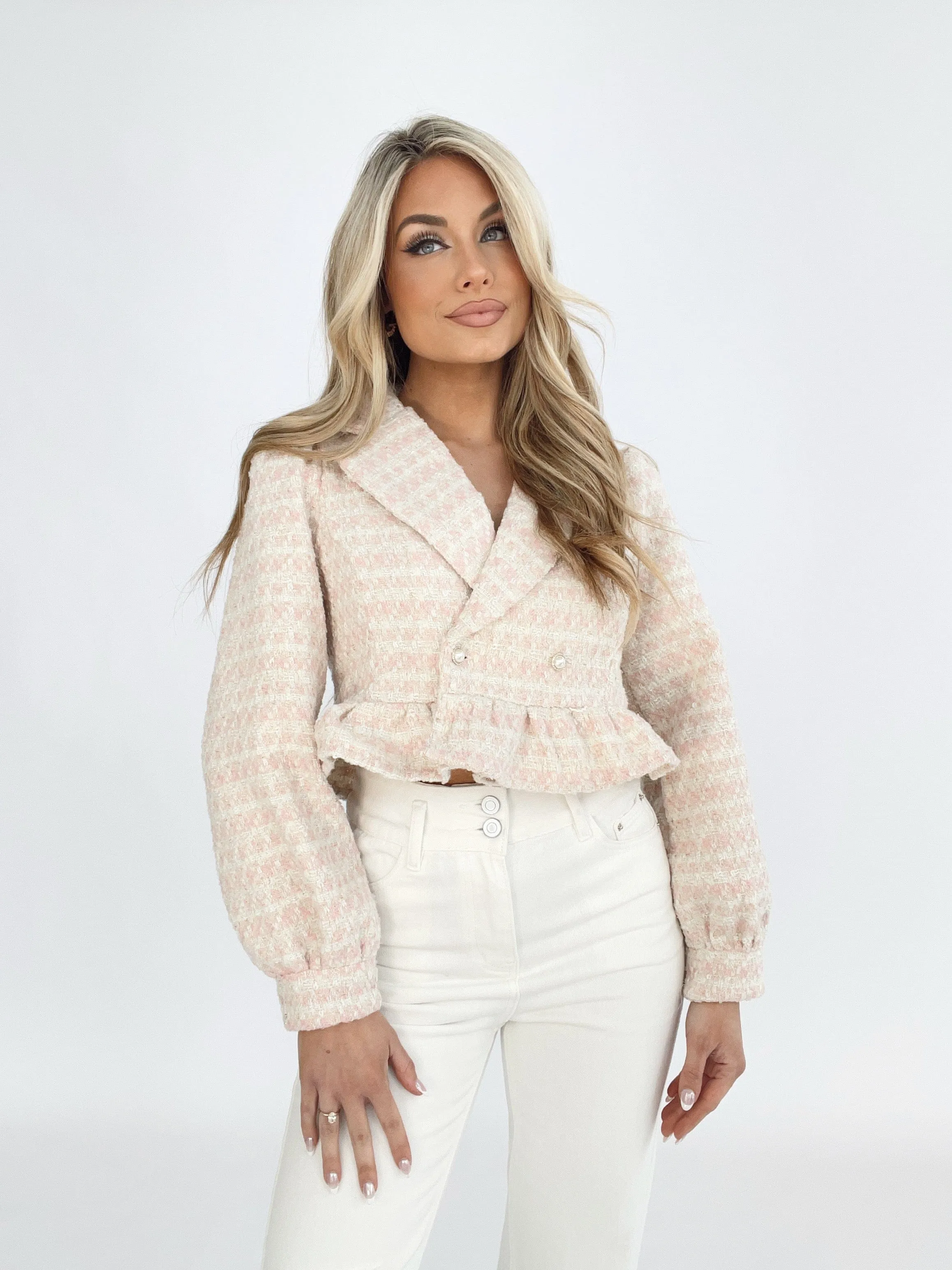 Chic BouclÃ© Blazer