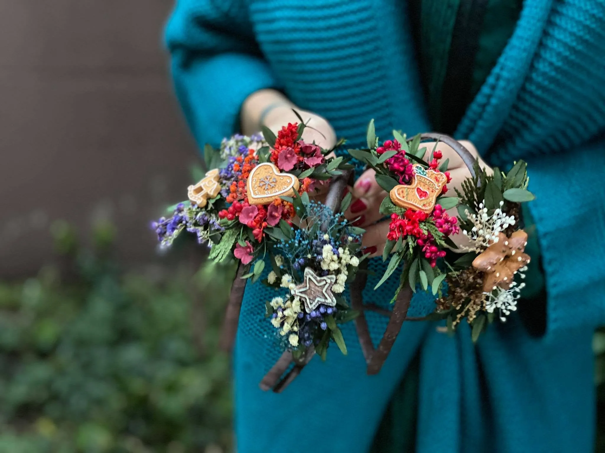 Christmas ginger bread headband