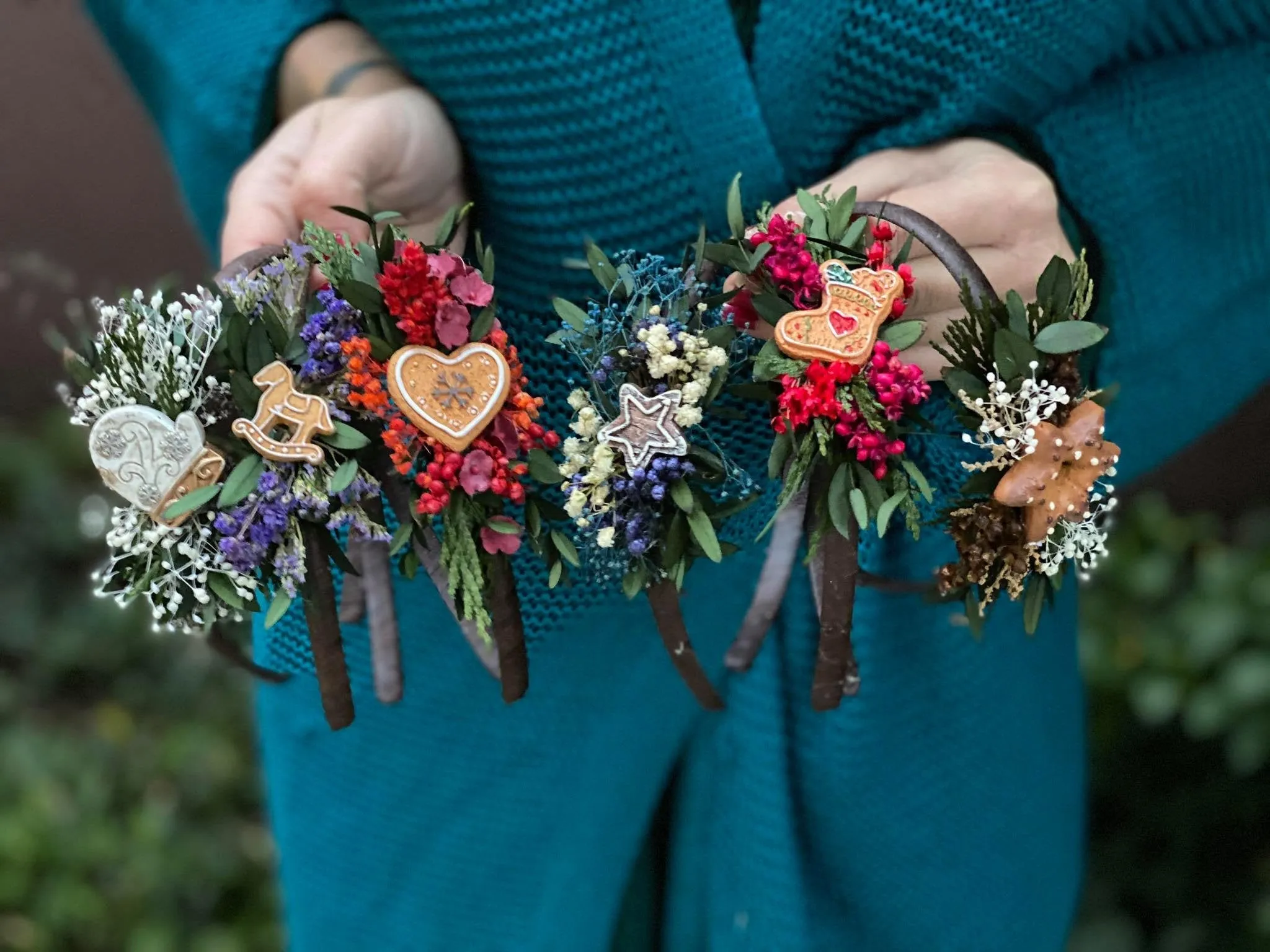 Christmas ginger bread headband