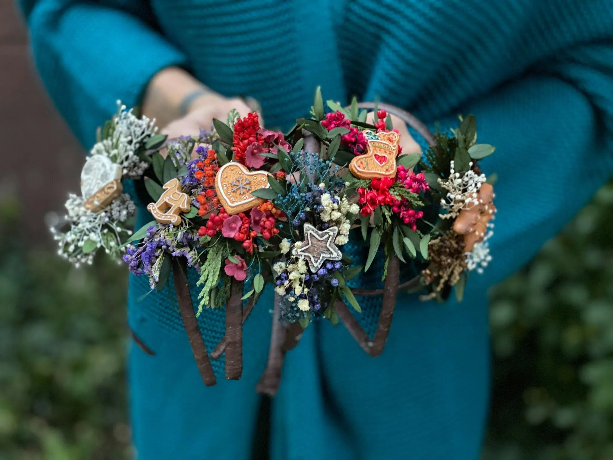 Christmas ginger bread headband