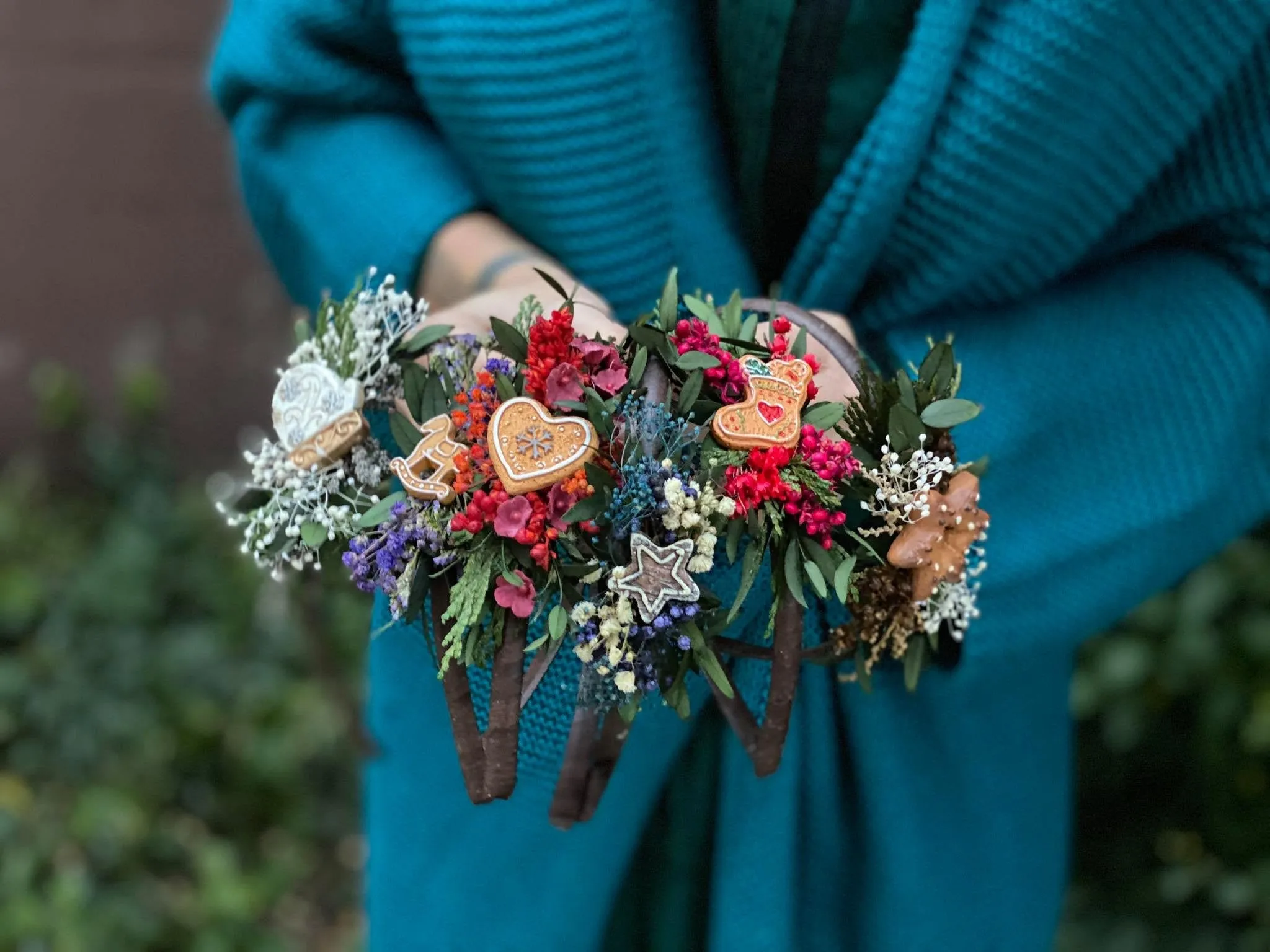 Christmas ginger bread headband