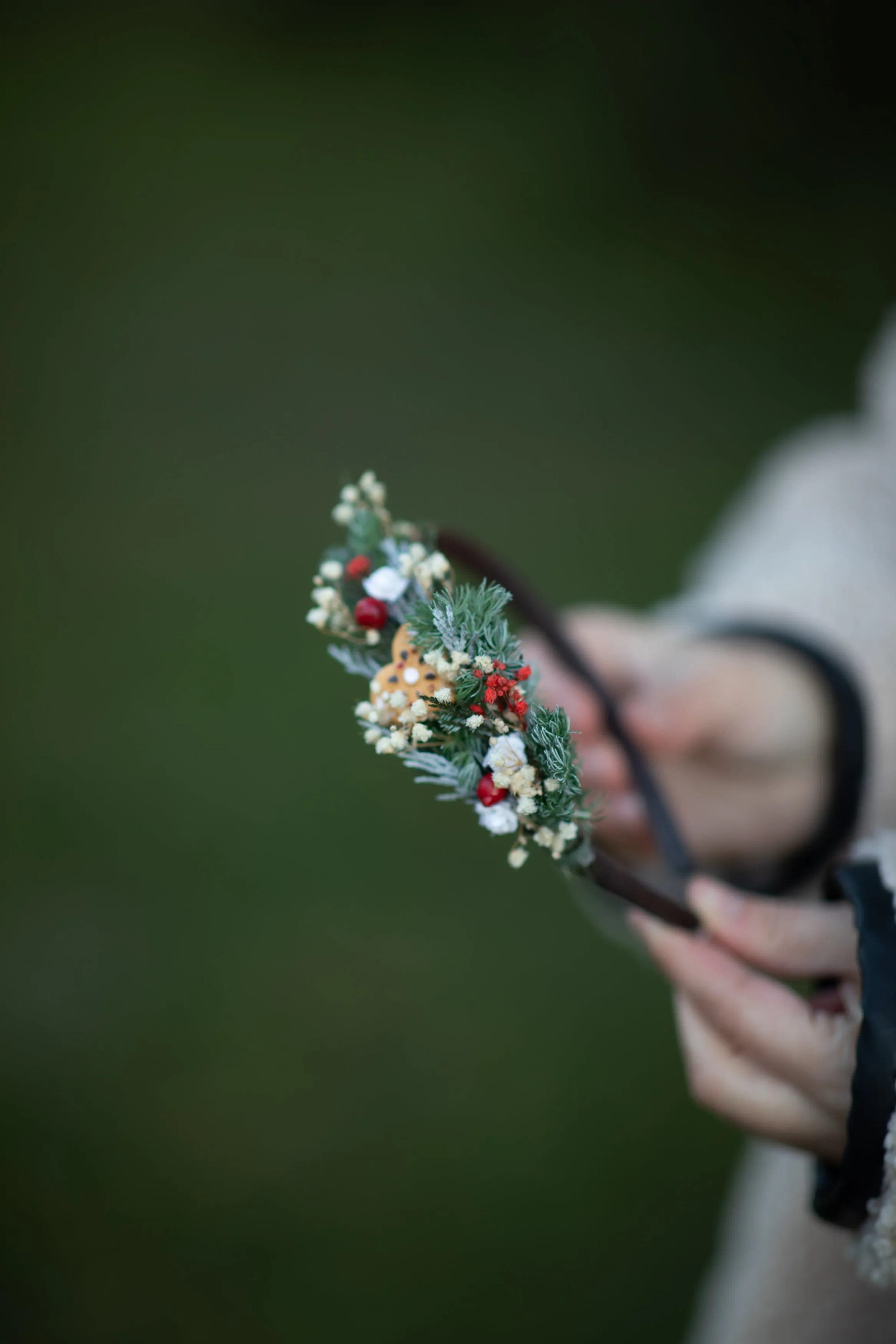 Christmas headbands with gingerbread