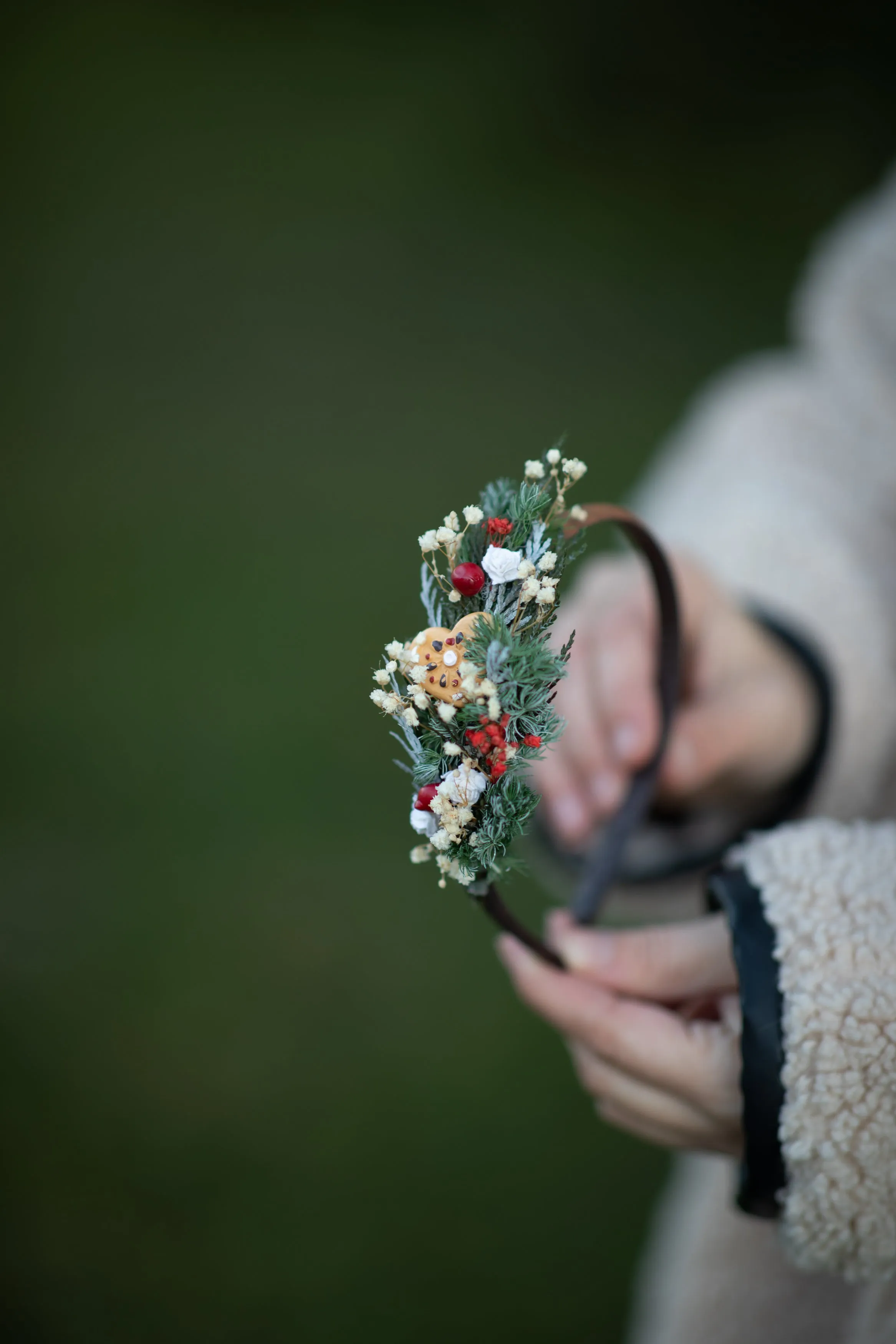 Christmas headbands with gingerbread