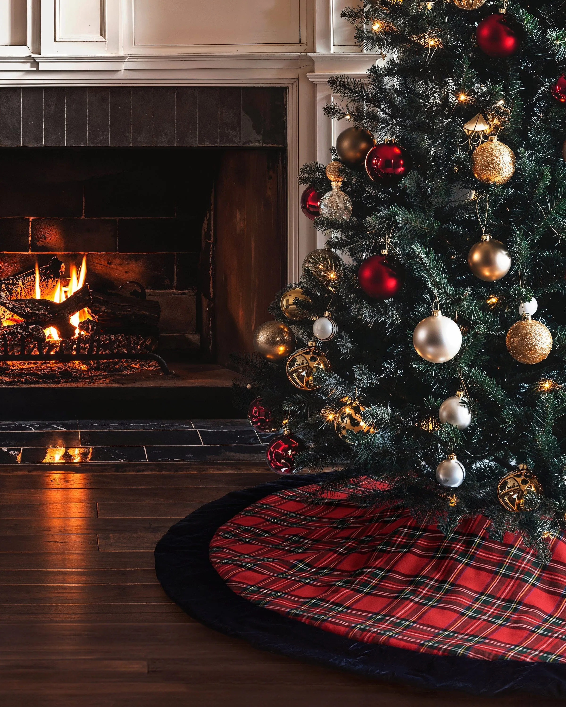 Christmas Tree Skirt in Imperial Tartan