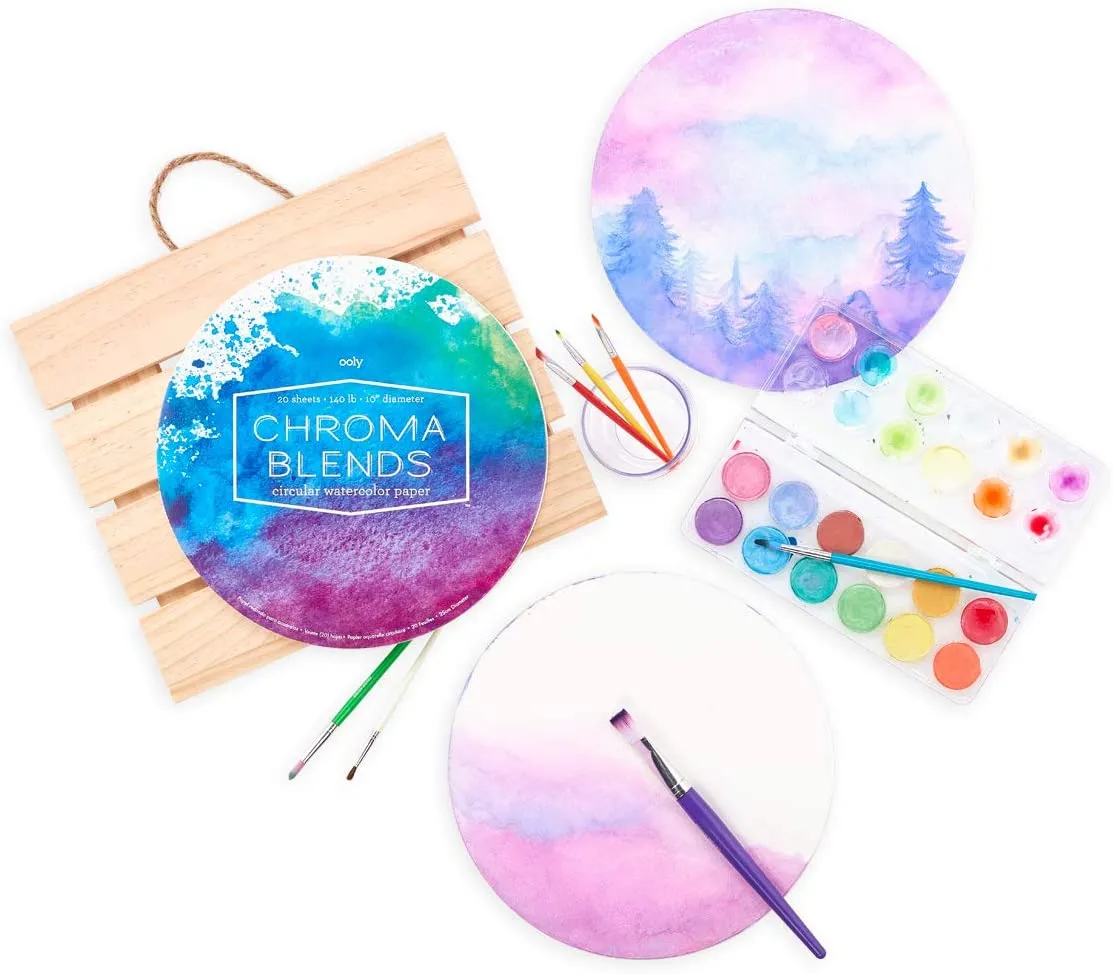 Chroma Blends Circular Watercolor Paper Pad