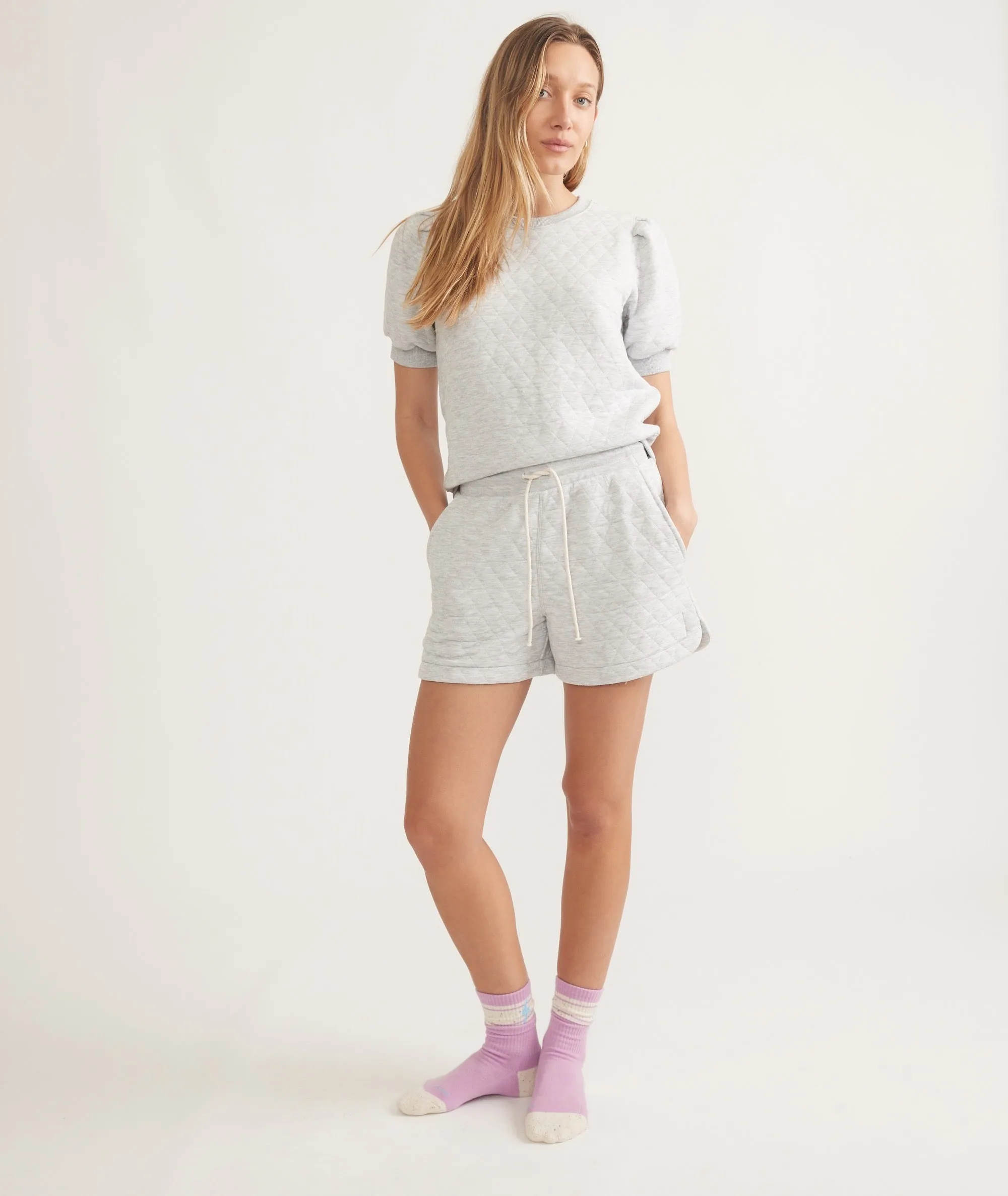 Corbet Quilted Sweat Short