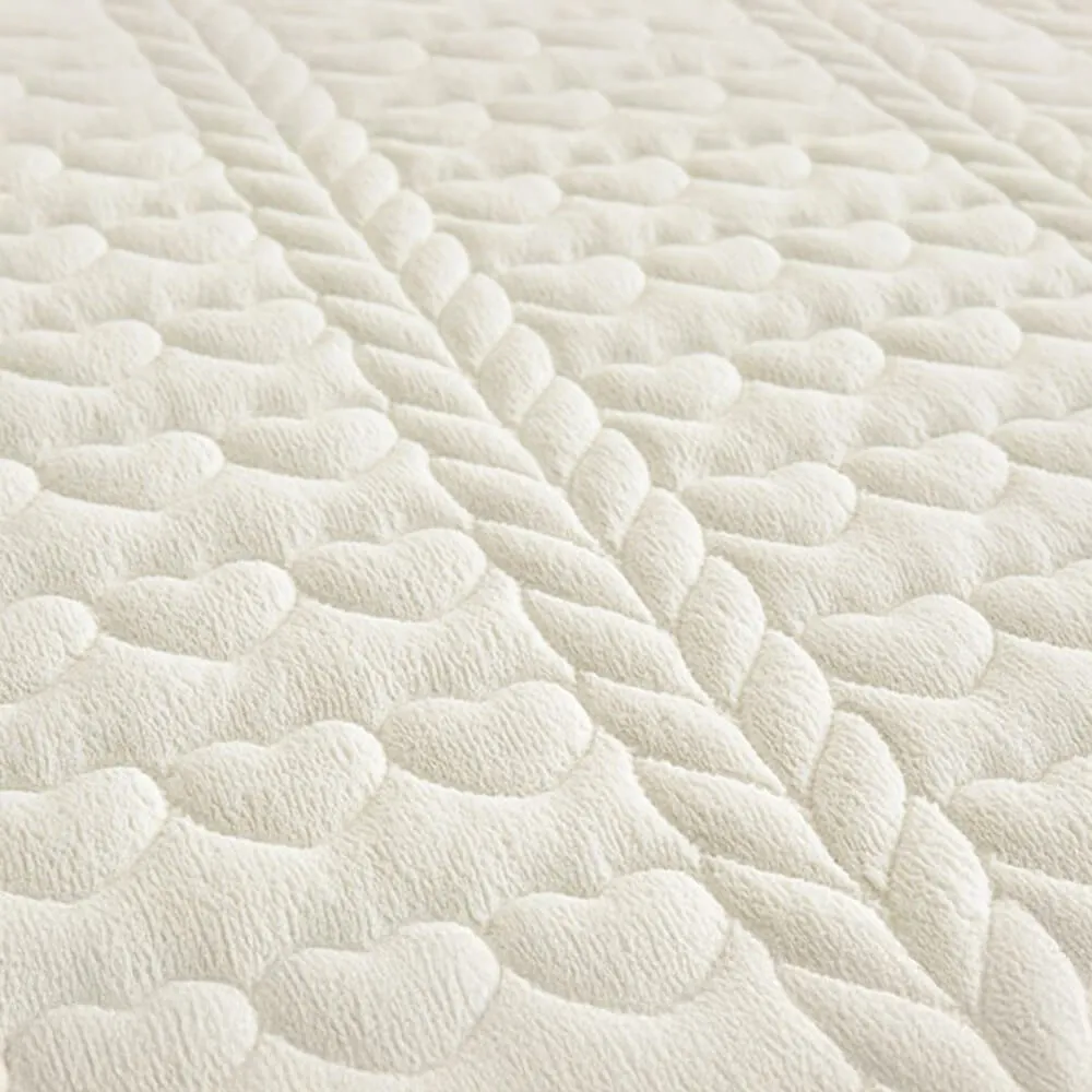 Creamy Milk Velvet Quilted Bed Skirt Set