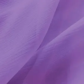 Crushed Chiffon Fabric / Lavender / Sold By The Yard Closeout!!!