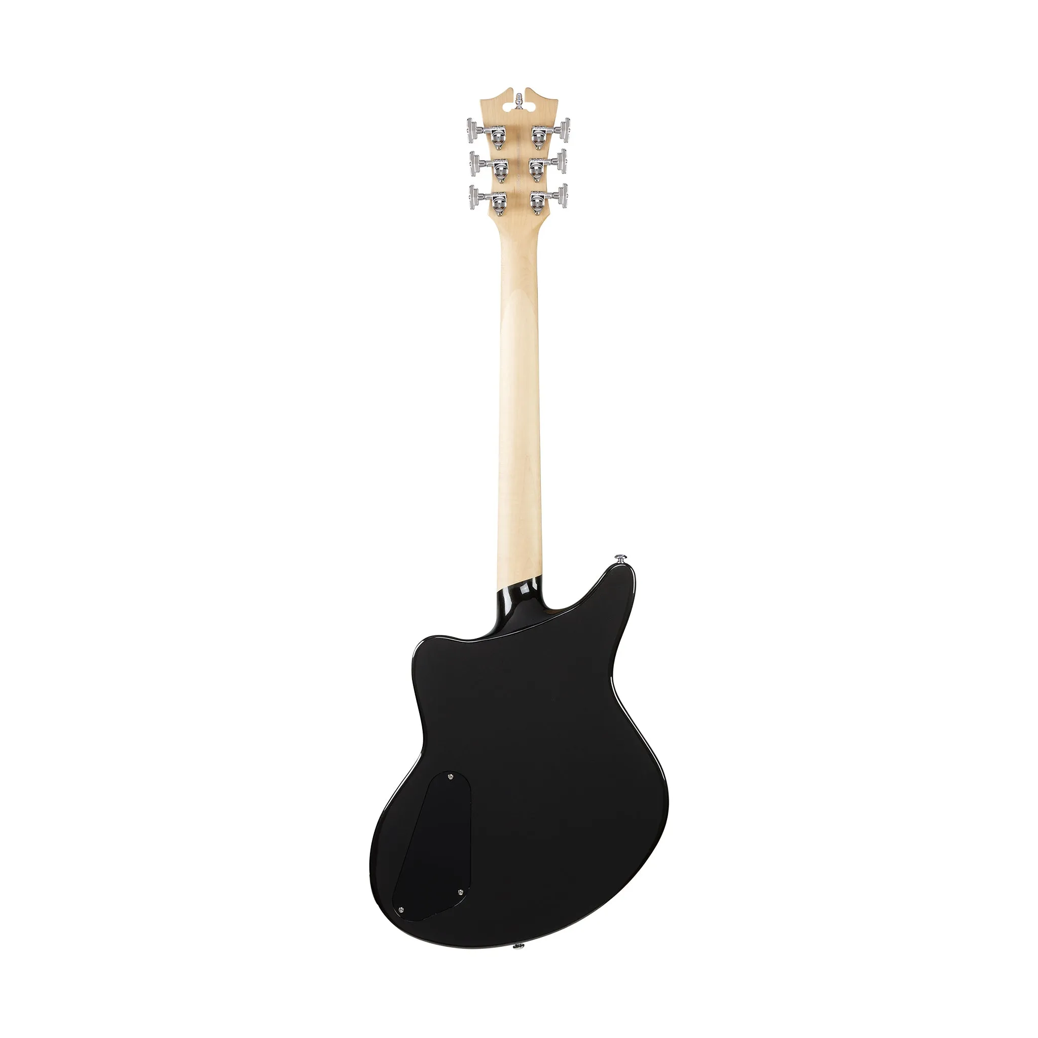 D'Angelico Premier Bedford Semi Hollow Electric Guitar, Black Flake