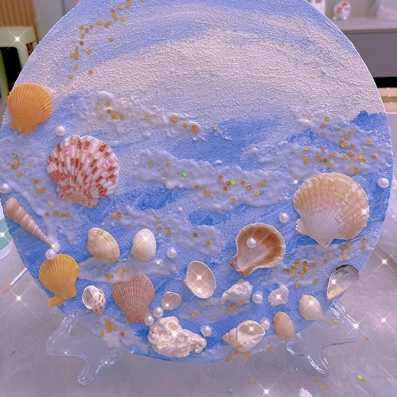 DIY Beach Shell Quartz Sand 3D Painting Kit