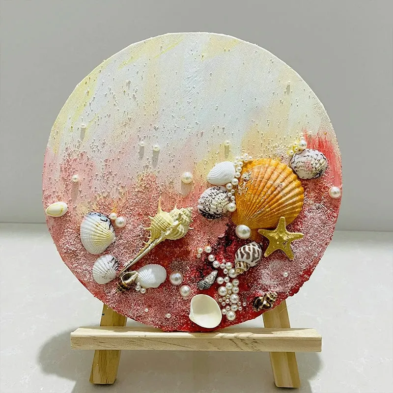 DIY Beach Shell Quartz Sand 3D Painting Kit