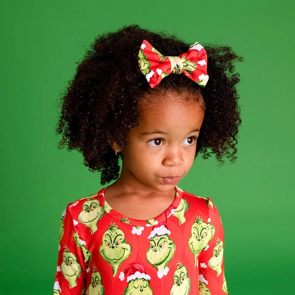 Dr. Seuss The Grinch Luxe Bow Headwrap