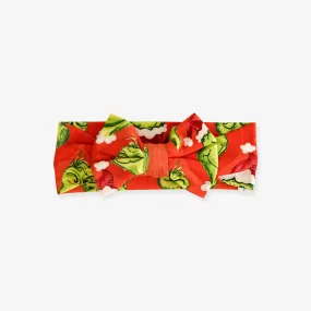 Dr. Seuss The Grinch Luxe Bow Headwrap