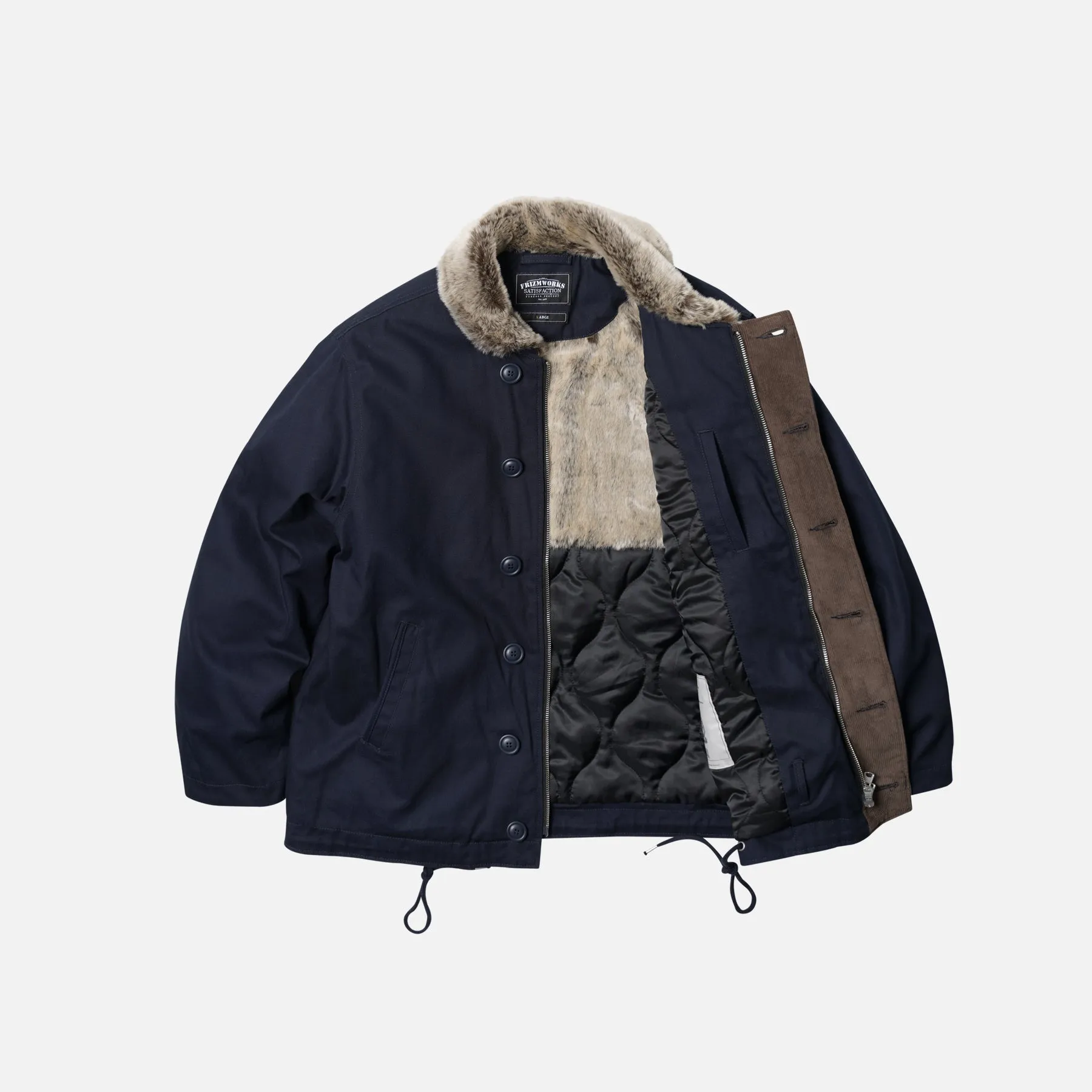 EDGAR N-1 DECK JACKET - NAVY