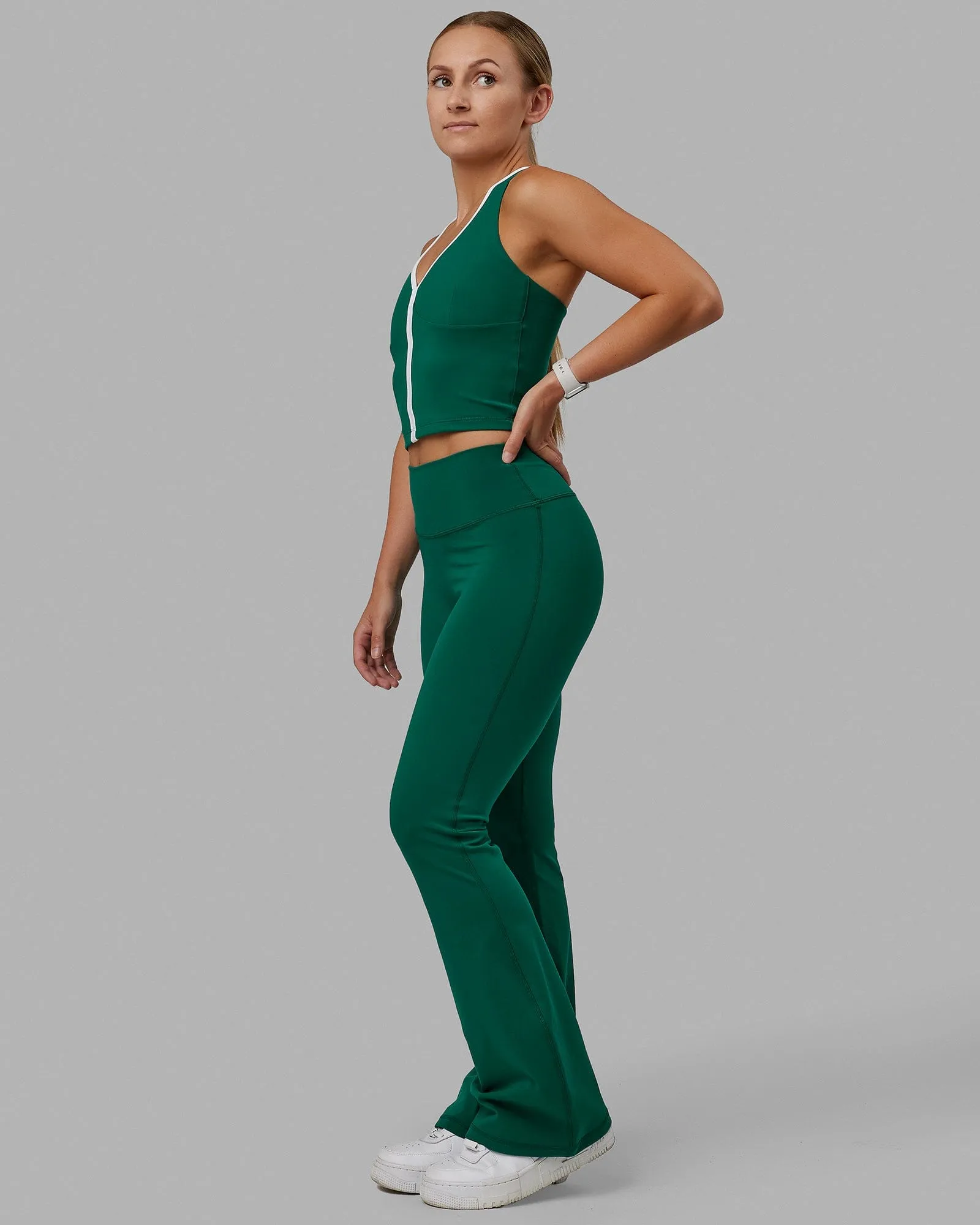 Everyday Flare Petite Tights - Malachite