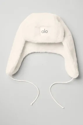 Faux Fur Polar Hat - Ivory