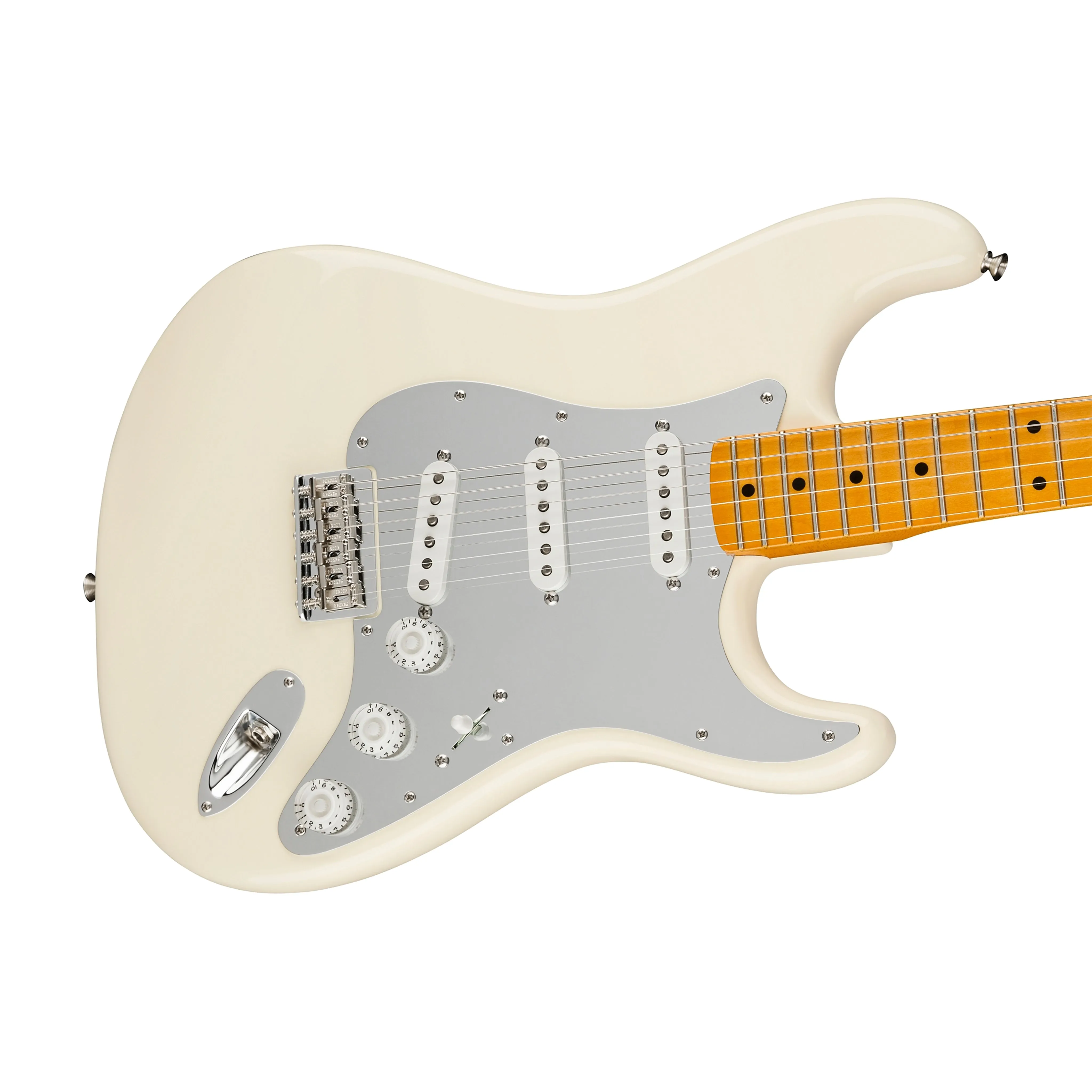 Fender Nile Rodgers Stratocaster Electric Guitar, Olympic White