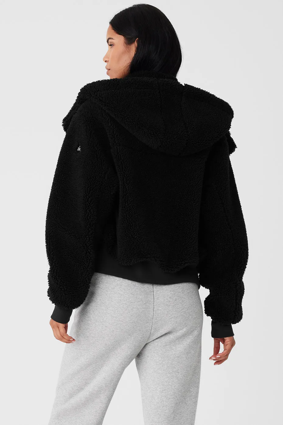 Foxy Sherpa Jacket - Black