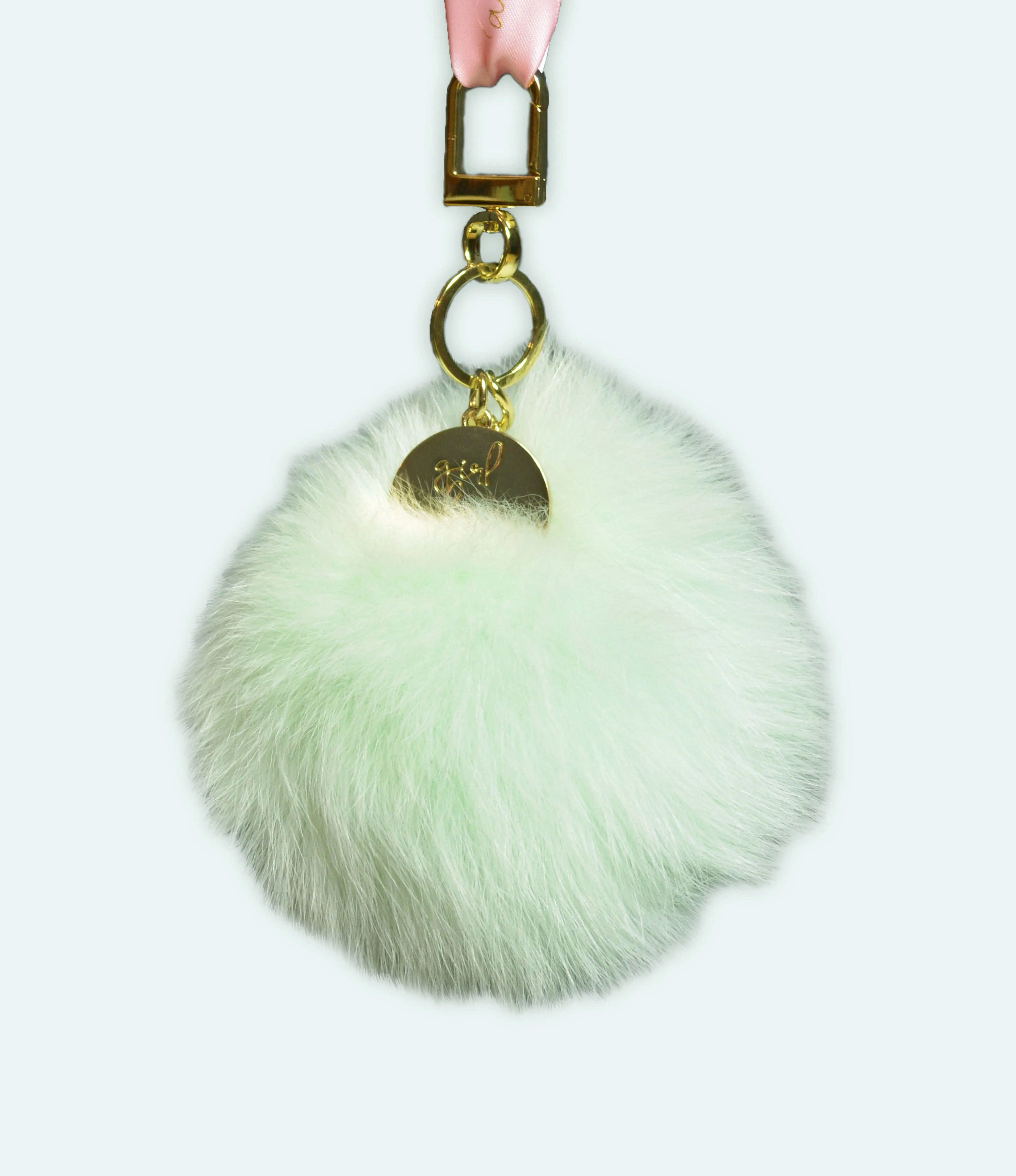 Girl Be Brave Jumbo Fur Keychain