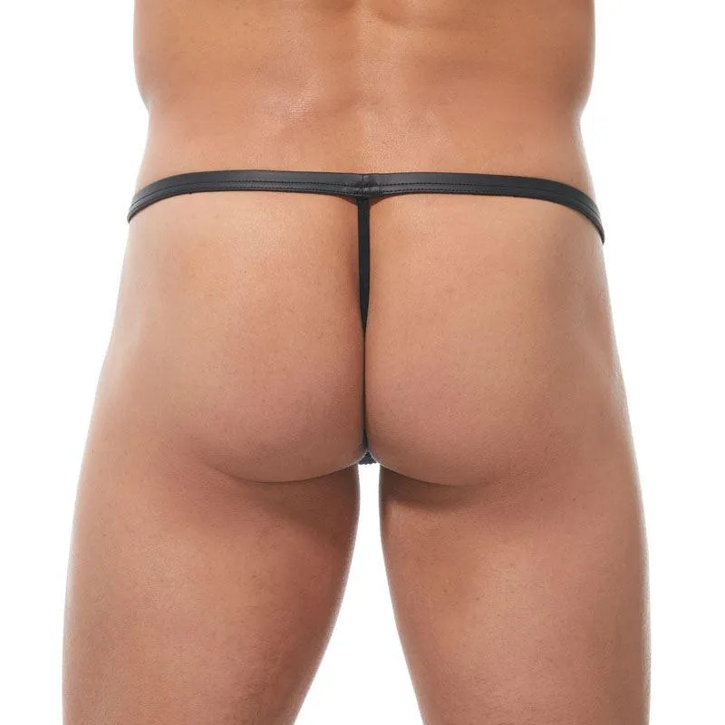 Gregg Homme G-String Strap Strings See-Through Matte Black MEDIUM 170214 131