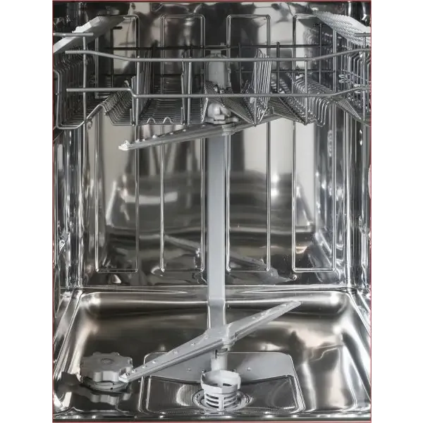 Hallman Industries 24 Inch 42 Decibel Dishwasher with Adjustable Rack, Tall Tub in Stainless Steel, and Bold Brass Handle