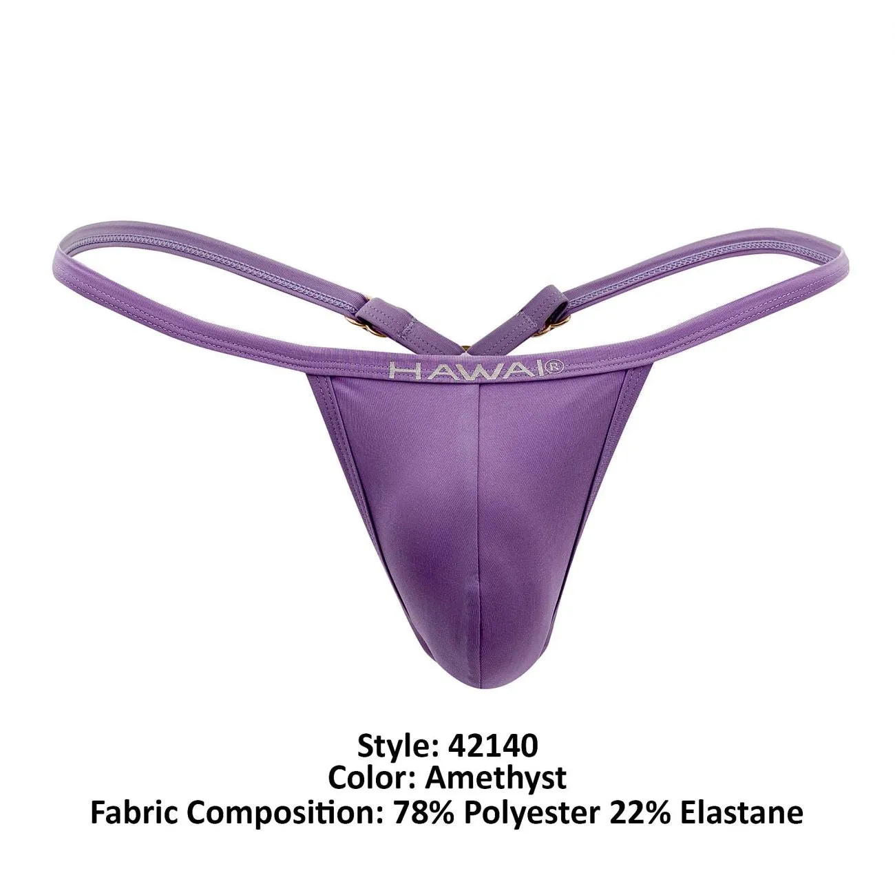 HAWAI 42140 Solid Mens G-String Amethyst