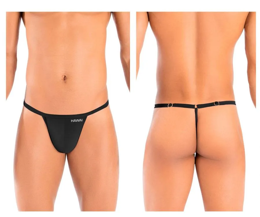 HAWAI 42140 Solid Mens G-String Black