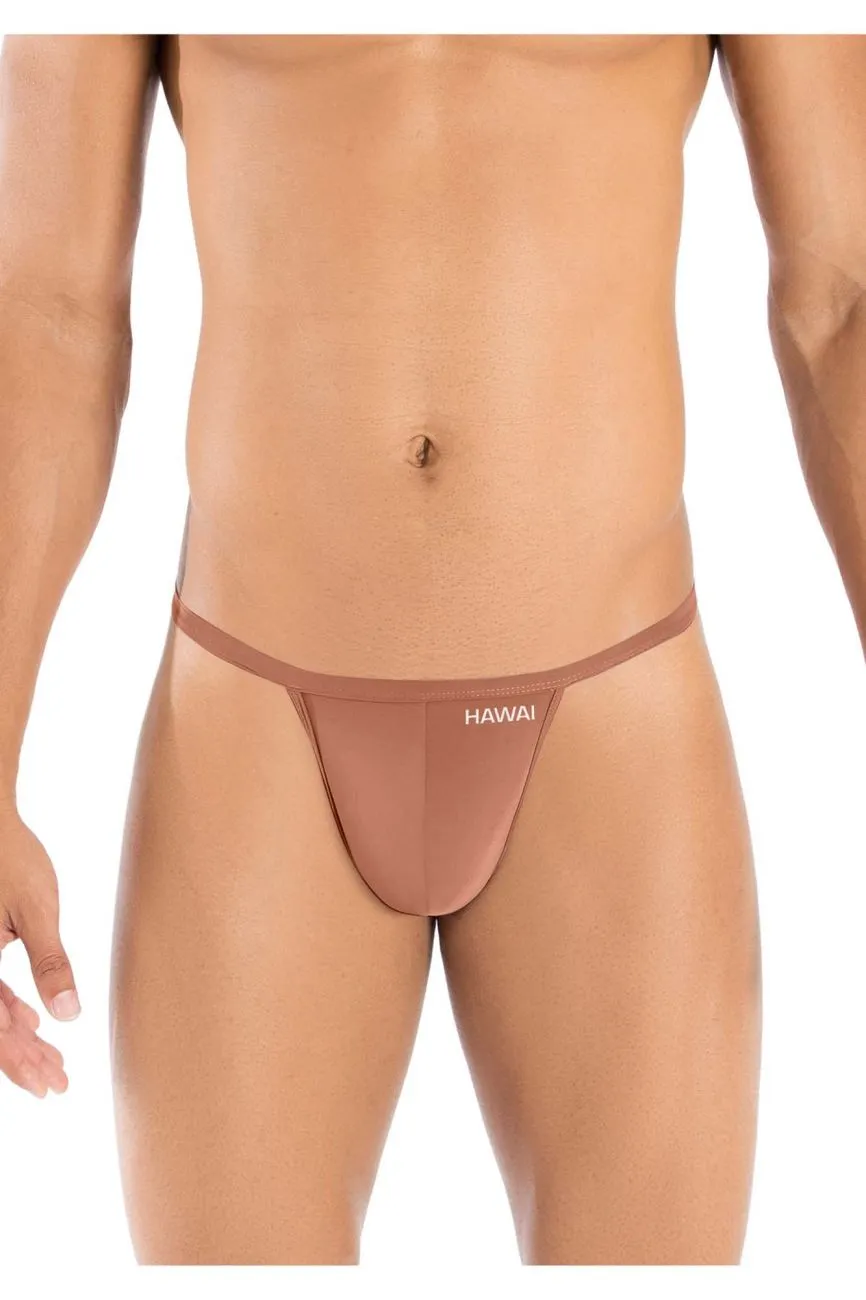 HAWAI 42140 Solid Mens G-String Caramel