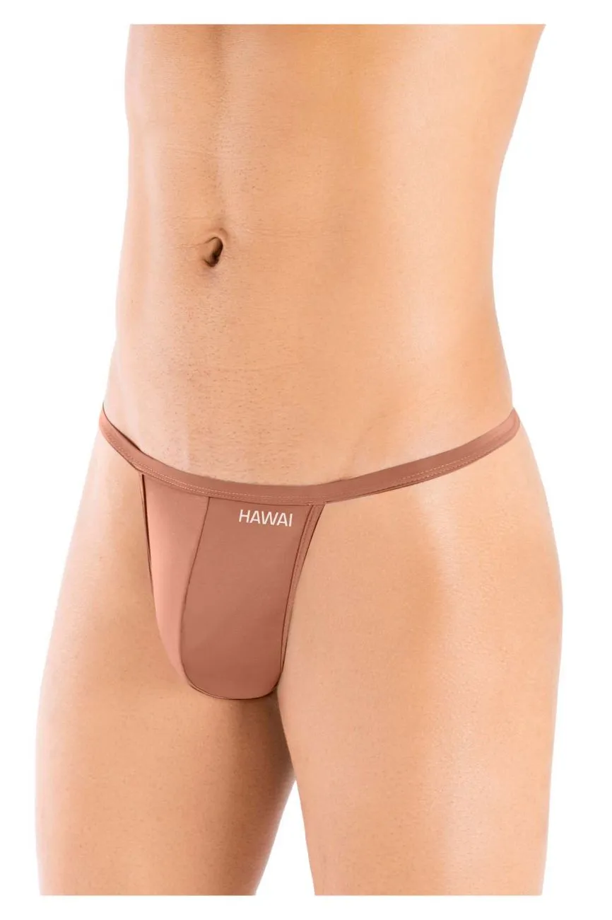 HAWAI 42140 Solid Mens G-String Caramel