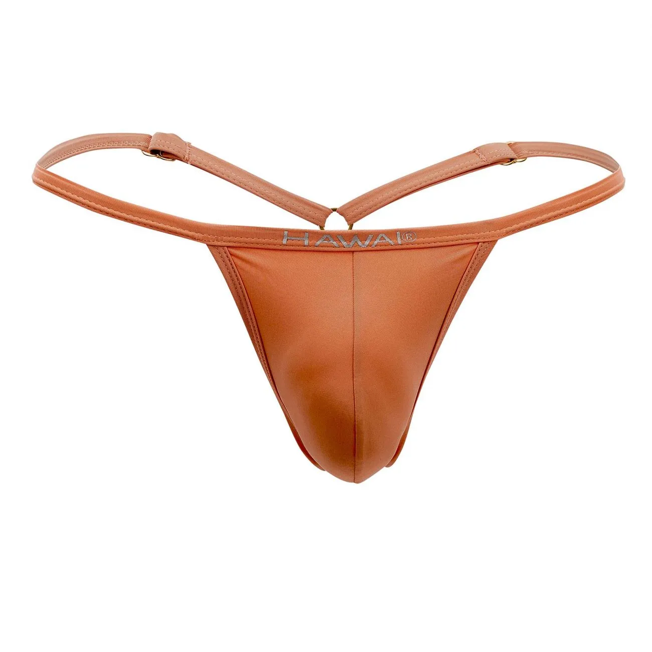 HAWAI 42140 Solid Mens G-String Caramel