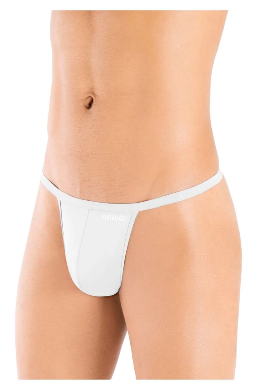 HAWAI 42140 Solid Mens G-String White