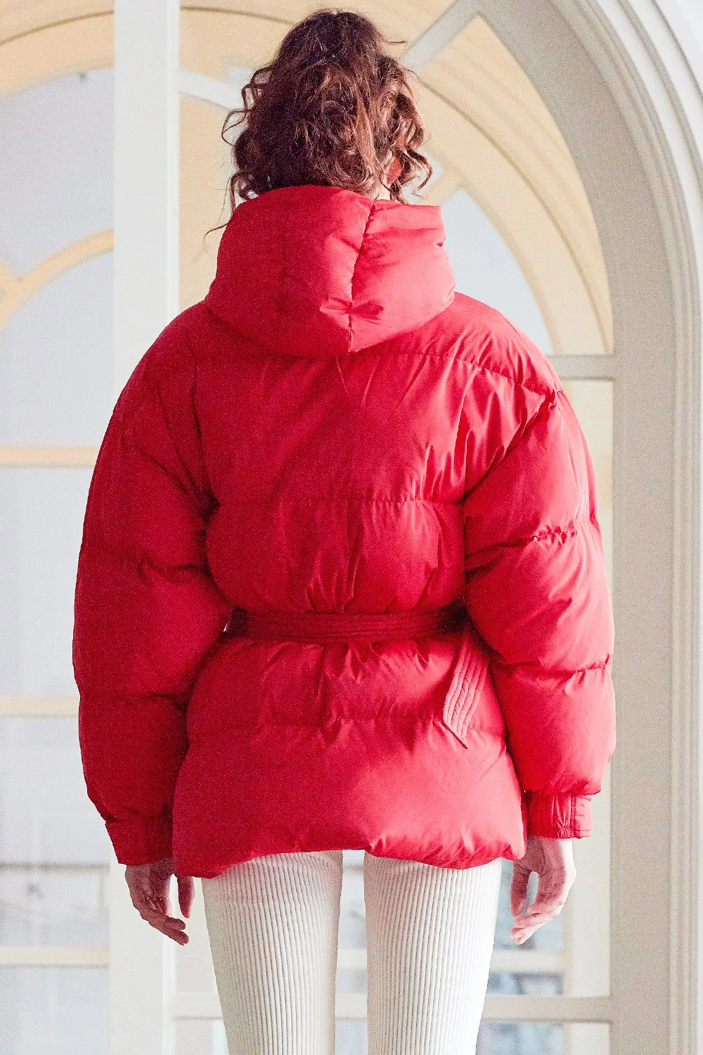 Karen Belted Puffer Jacket