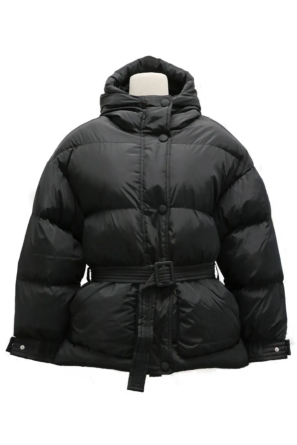 Karen Belted Puffer Jacket